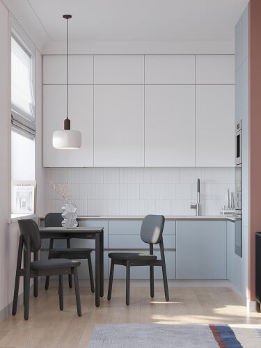 Стул с обивкой saga, рогожка, темно-серый 1