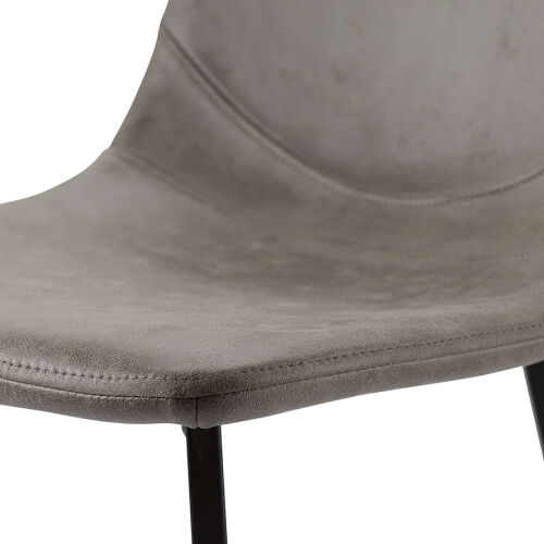 Стул барный hugh, экокожа, серо-коричневый 5