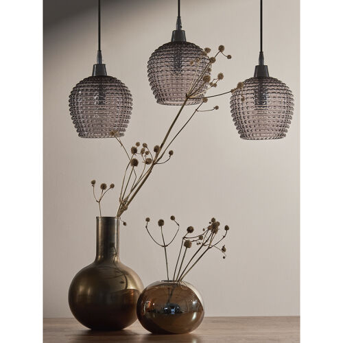 Светильник подвесной каскадный aurora, 110х18 см, серый 3