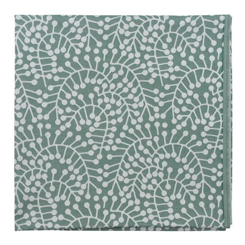 Скатерть из хлопка зеленого цвета с рисунком Спелая смородина, scandinavian touch, 180х260см