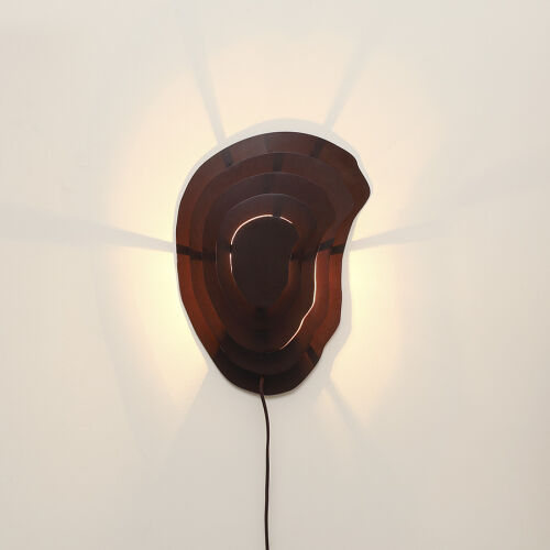 Светильник настенный fluid, 32х44 см, молотый кофе 4