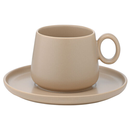Набор из двух чайных пар бежевого цвета из коллекции essential,  2