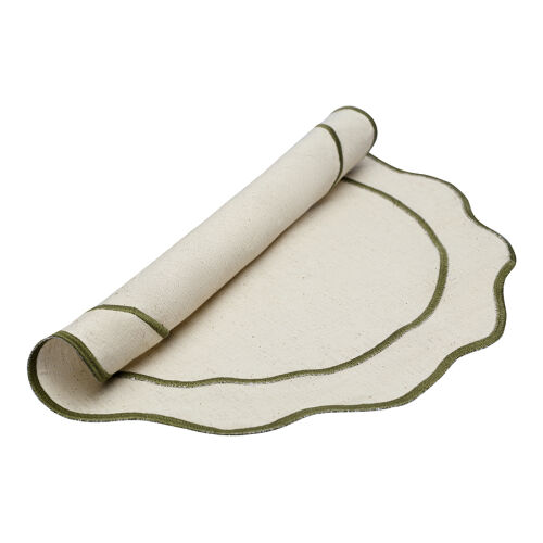 Салфетка под приборы anemone из коллекции trendy ruffles, D38 см 5