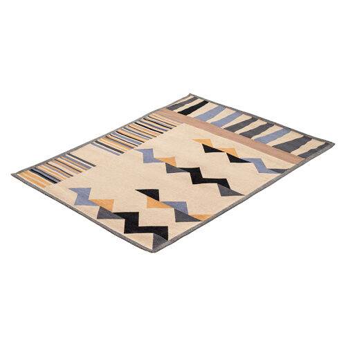 Ковер из хлопка по мотивам нанайских орнаментов из коллекции cul 4