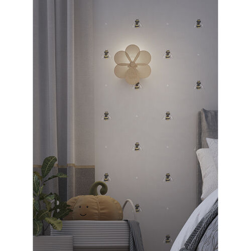 Светильник настенный kamille, D44 см, бежевый 4