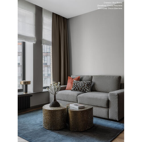 Набор из 2-х столиков grannis, золотистые 3