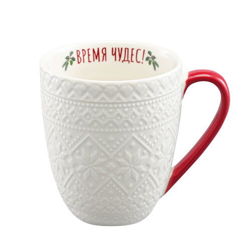 Набор из двух кружек winter embroidery из коллекции new year ess 3 Набор из двух кружек winter embroidery из коллекции new year ess 3