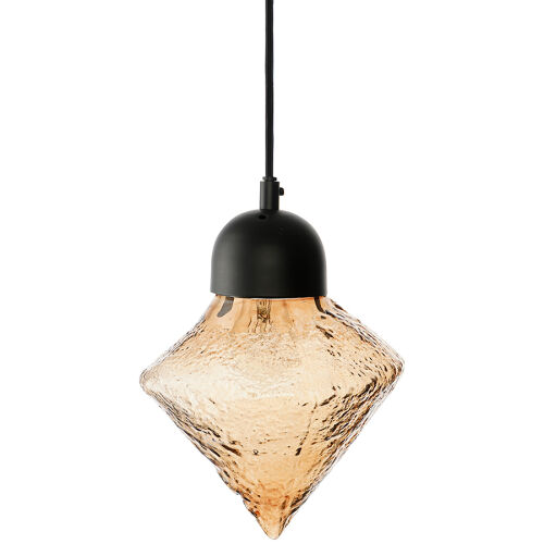 Светильник подвесной frozen light, D20 см, янтарный 4