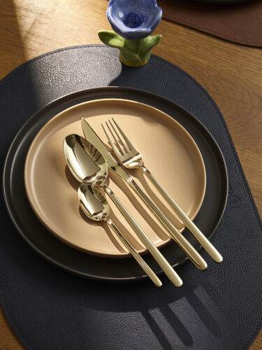 Набор столовых приборов pure, золотистые глянцевые, 24 пред. 4