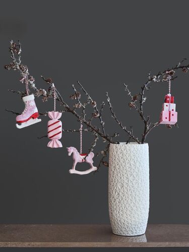 Набор ёлочных украшений pink fairytale из коллекции new year ess 5