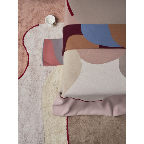 Плед из хлопка с авторским принтом из коллекции freak fruit, 130 7