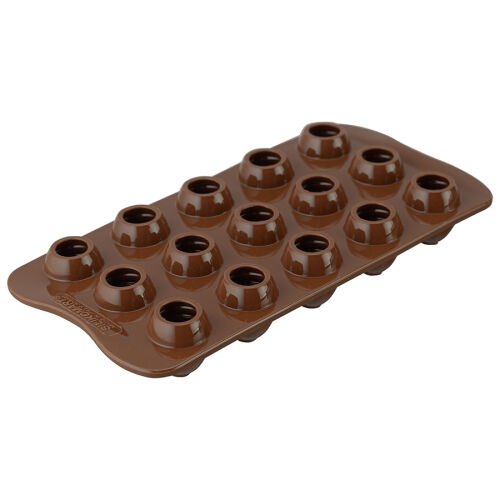 Форма для приготовления конфет choco spiral силиконовая 2