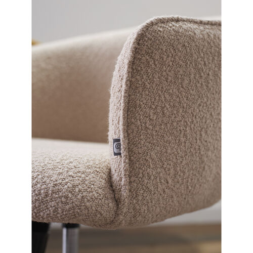 Кресло paal, букле, бежевое 7