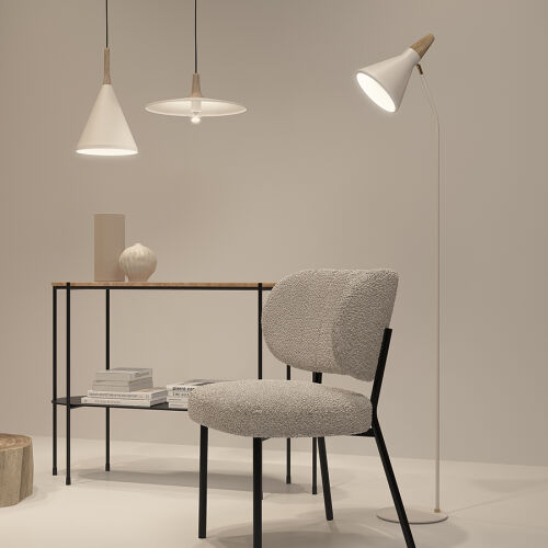 Стул robbi, букле, серо-бежевый 7