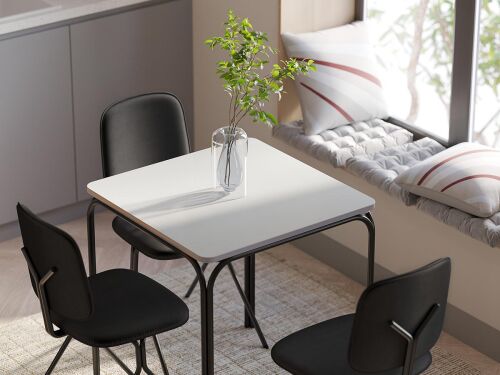 Стул ror, y, велюр, черный/черный 1