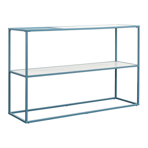 Стол консольный mayen, 120х35х76 см, белый/бирюзовый 3