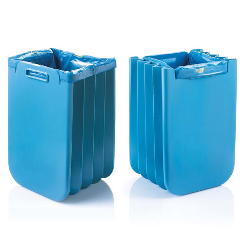 Корзина для белья складная eco packly, голубая 4