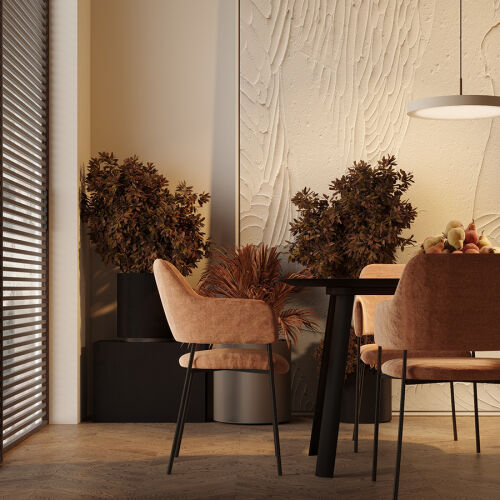 Стул wendy, рогожка, терракота 4