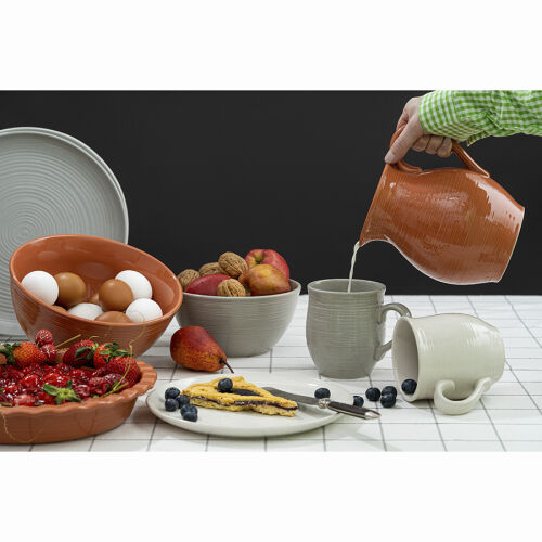 Набор обеденных тарелок in the village, D28 см, белые, 2 шт. 2