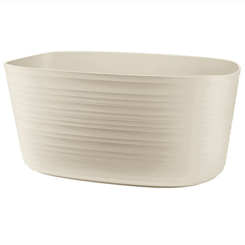 Кашпо для комнатных растений большое tierra, бежевое