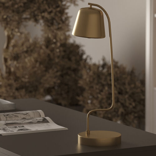 Лампа настольная enkel mon, D20,5х57 см, золотистая 4