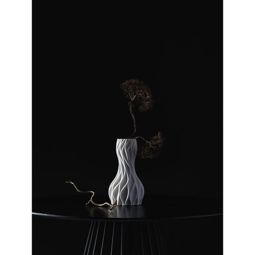Ваза для сухоцветов printed art, reef, 32 см 5