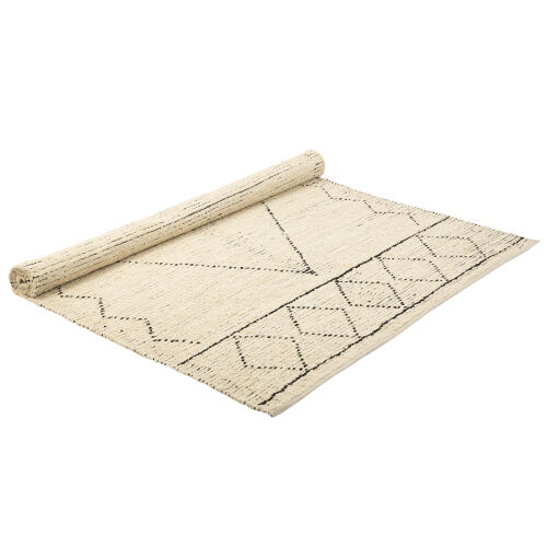 Ковер из переработанного хлопка dispur из коллекции ethnic, 200х 4
