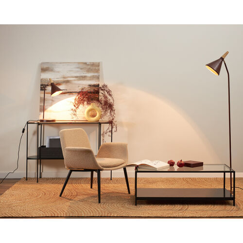 Столик журнальный mayen, 100х50 см, черный 4