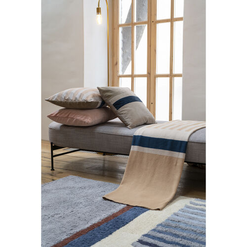 Плед из хлопка с рисунком tulip garden из коллекции terra, 130х1 2