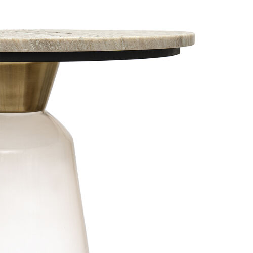 Столик кофейный odd, D50 см, бежевый 5