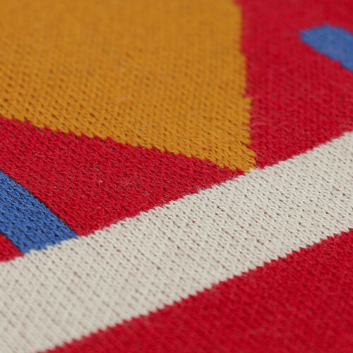 Плед из хлопка по мотивам чувашских орнаментов из коллекции cult 7