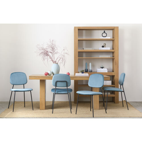 Стул tilla, велюр, темно-бирюзовый 7