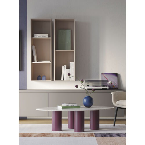 Столик кофейный mojo, 120х65,5 см, сливовый 4