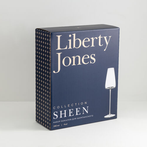 Набор бокалов для шампанского sheen, 240 мл, 4 шт. 4