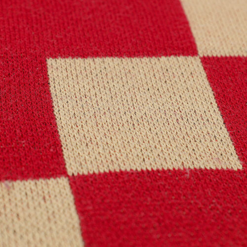 Плед из хлопка по мотивам башкирских орнаментов из коллекции cul 7