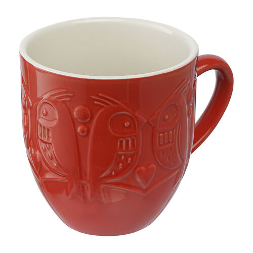 Набор кружек birds of paradise, 500 мл, красные, 2 шт. 6 Набор кружек birds of paradise, 500 мл, красные, 2 шт. 6