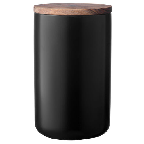 Банка для хранения керамическая, 750 мл, черная