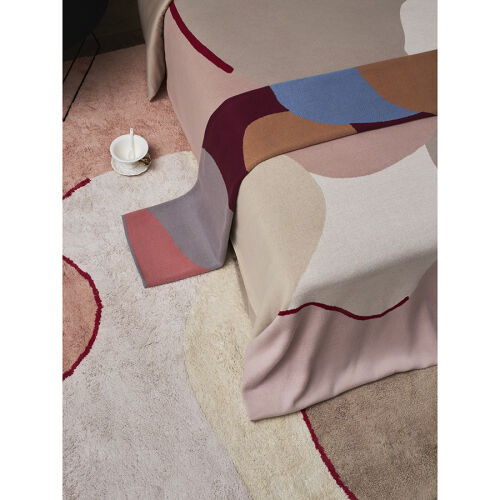 Плед из хлопка с авторским принтом из коллекции freak fruit, 130 1