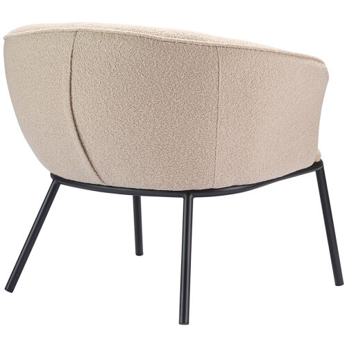 Лаунж-кресло paal, букле, бежевое 5