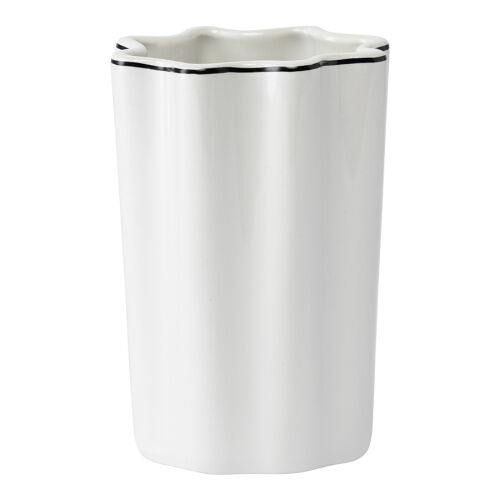 Стакан для зубных щеток camellia, белый