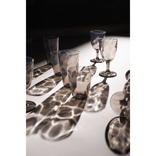 Набор бокалов из акрила hollow для вина, 430 мл, серо-коричневый 4