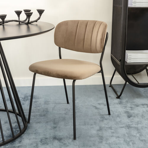 Стул eirill, велюр, светло-коричневый 4