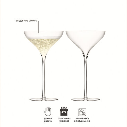 Набор креманок для шампанского savoy, 250 мл, 2 шт. 6