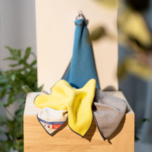 Тряпка из микрофибры двусторонняя 30х30 см 2