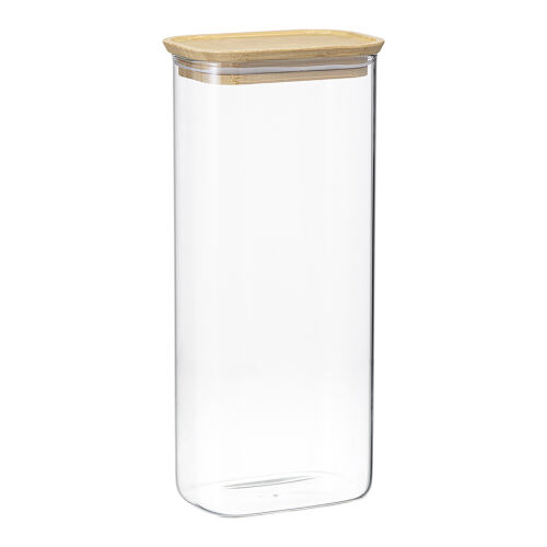 Банка для хранения прямоугольная glass bamboo, 2 л 1 Банка для хранения прямоугольная glass bamboo, 2 л 1