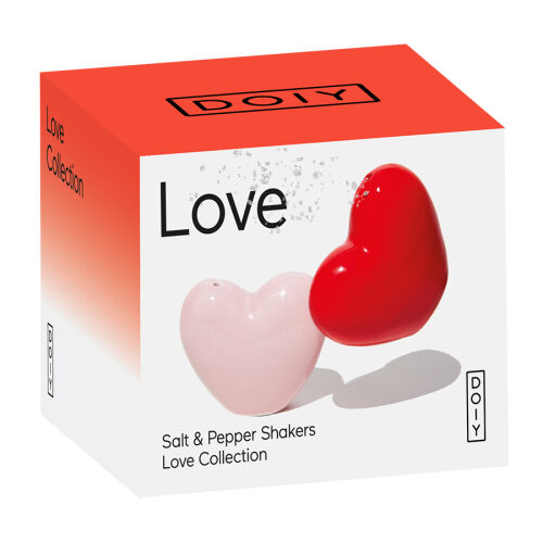 Набор из солонки и перечницы love 5 Набор из солонки и перечницы love 5