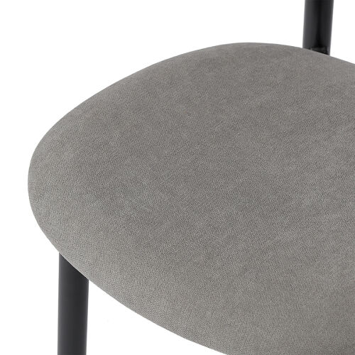 Стул round, рогожка, дымчато-серый 7