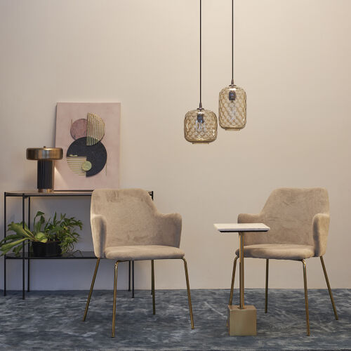 Светильник подвесной mystic aura, D20 см, коричневый 2