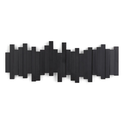 Вешалка настенная sticks, 49,3 см, черная, 5 крючков 3 Вешалка настенная sticks, 49,3 см, черная, 5 крючков 3