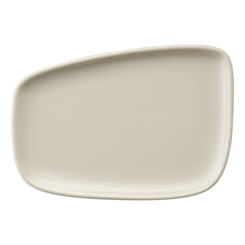 Набор из 5-ти сервировочных тарелок на деревянном подносе sorren 5